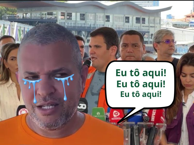 Vídeo: Sem mandato, Elan Alencar gruda em eventos da prefeitura para não ser esquecido e conter crise em seu nome