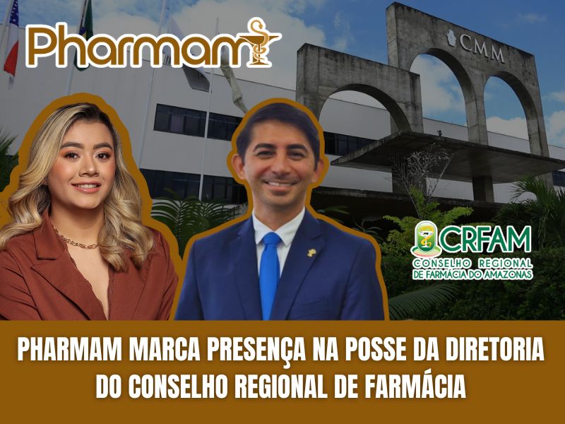 Pharmam marca presença na posse da diretoria do conselho regional de farmácia
